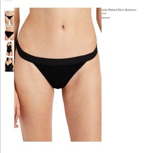 Onia Leila Ribbed Bikini Bottom